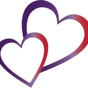 Red Purple Hearts
